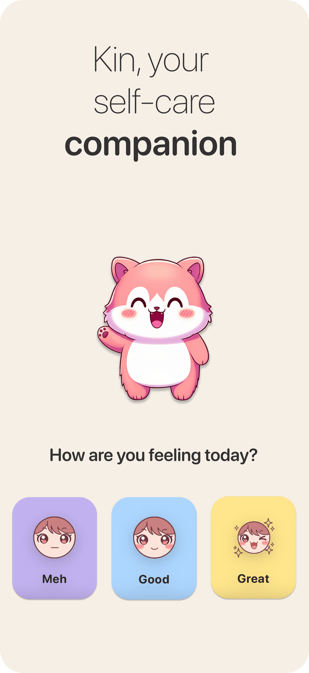 A quiet daily check-in
